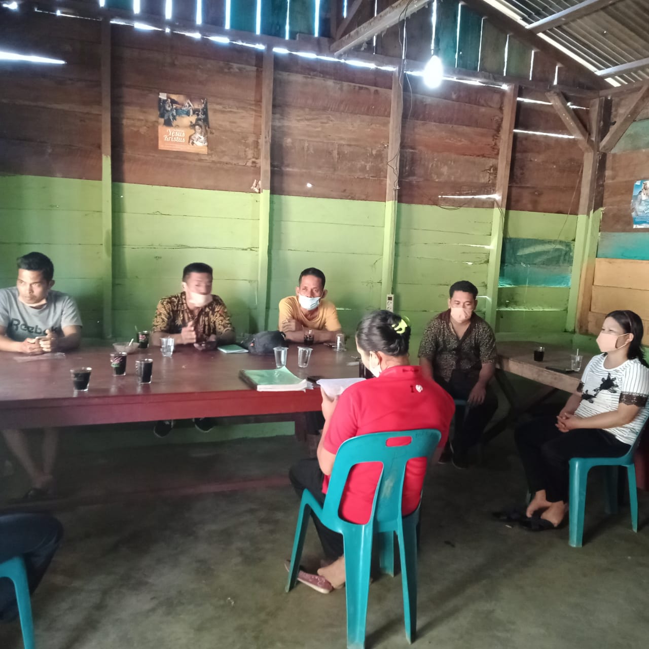 Ketua Panitia P2KD Desa Pagindar Gelar Rapat Persiapan Pilkades Lanjutan Tahun 2021