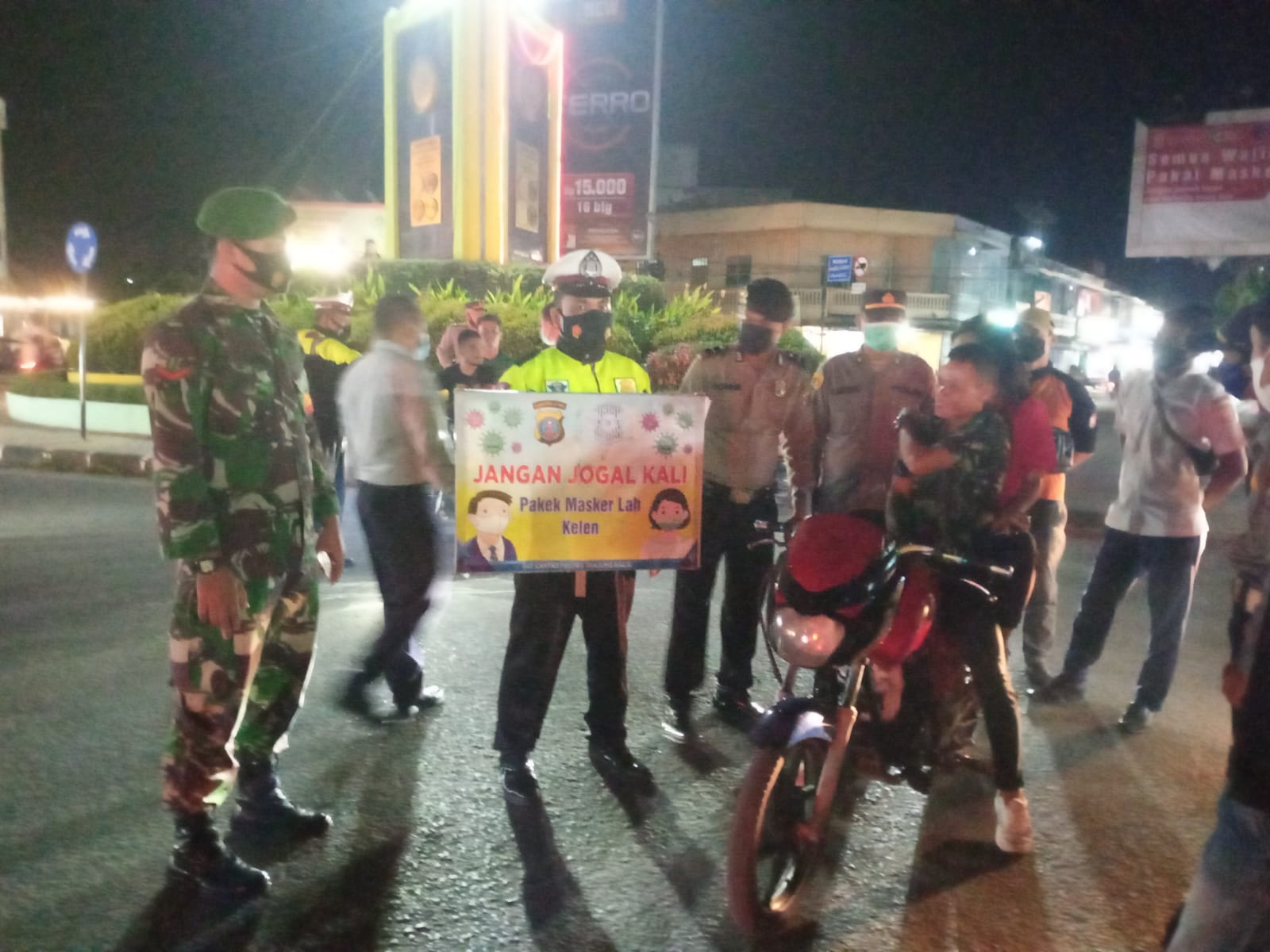 Ops Yustisi dan Penegakan Hukum Prokes, Pemko Bersama TNI dan Polres Tanjung Balai Kondusif