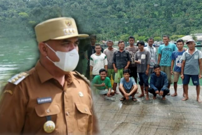 Gerak Cepat Bupati Madina Temua 16 ABK di Pelabuhan Bunguih