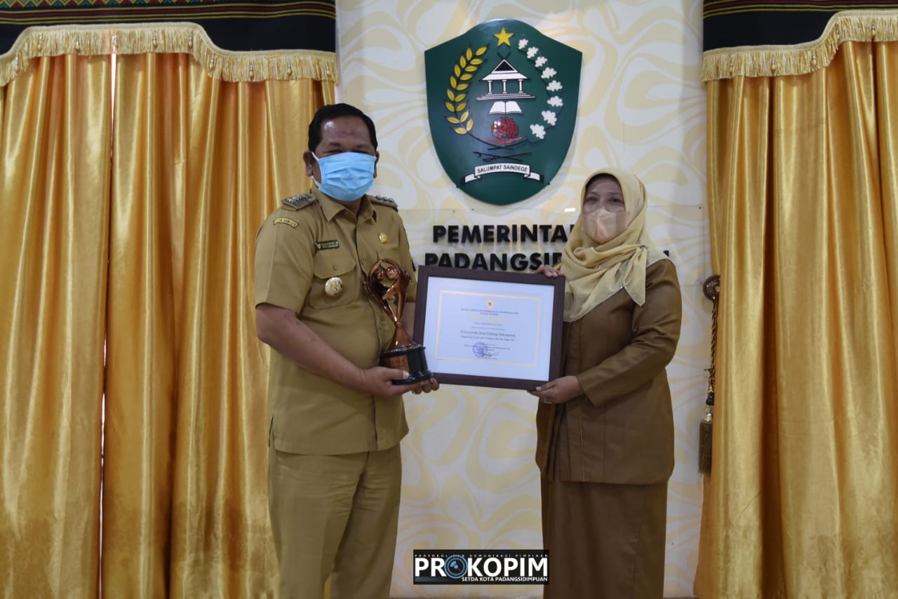 Kementerian PPPA Berikan Penghargaan KLA Kepada Kota Padang Sidimpuan