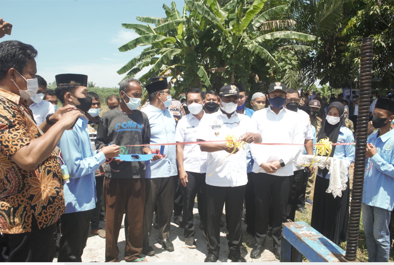 Resmikan Jalan dan Bendungan di Dolok Masihul, Bupati Sergai Imbau Masyarakat Rawat Hasil Pembangunan
