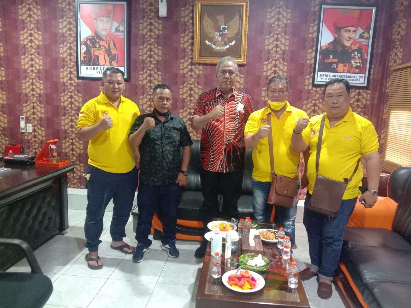 Panitia HUT Komunitas SATU HATI Audiensi ke Ketua Dewan Pembina Kodrat Shah