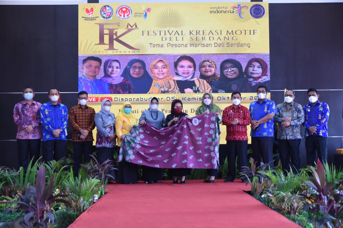 Dekranasda Deli Serdang Gelar Festival Kreasi Motif Tahun 2021