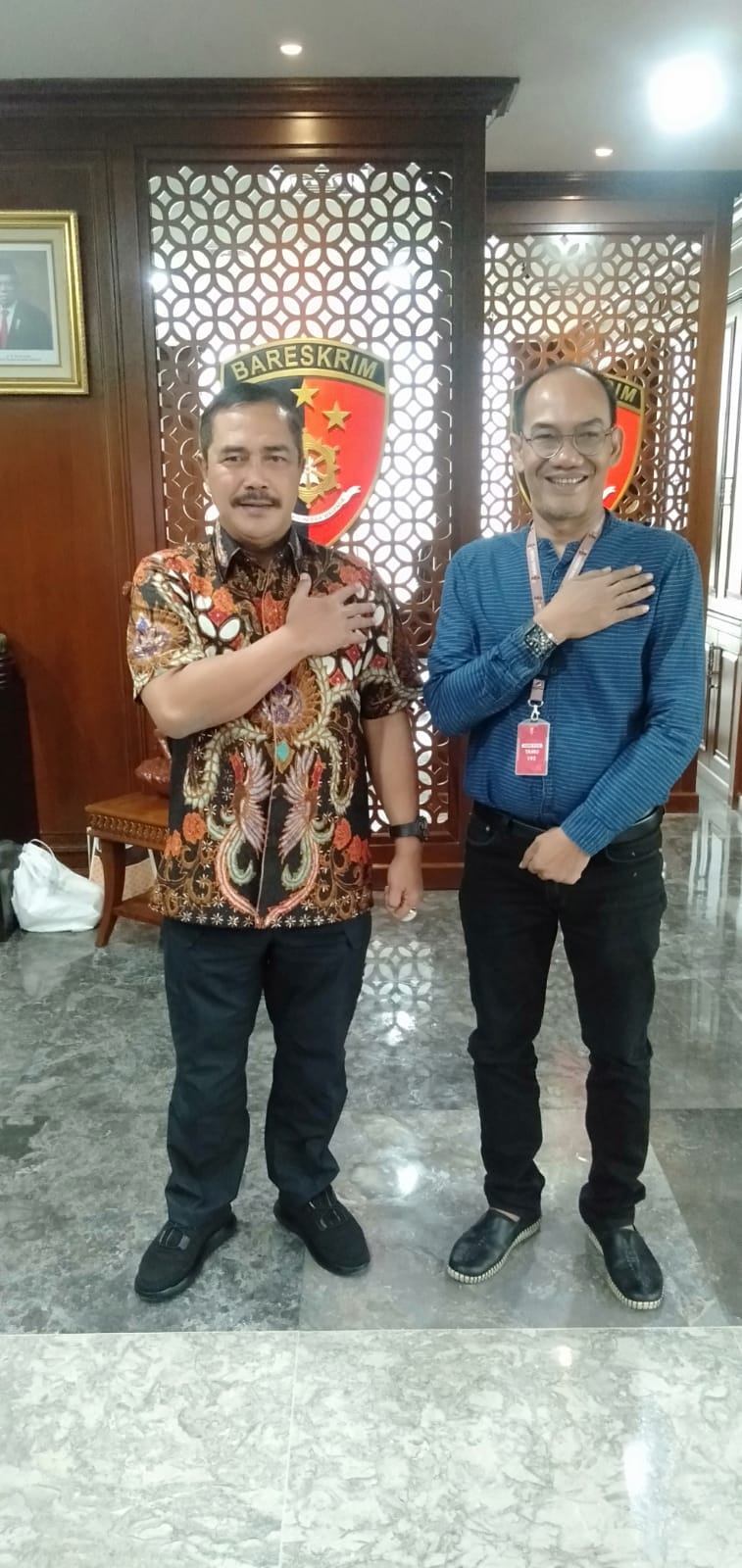 Kabareskrim Polri Terima Kunjungan Pemred Kompastalk