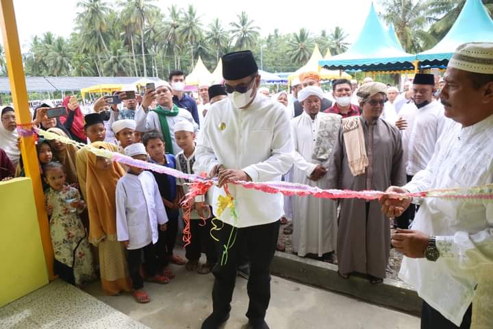Ini Pesan Bupati Madina pada acara Maulid Nabi Muhammad di Pengajian Baitul Bakhori Tuan Nalomok