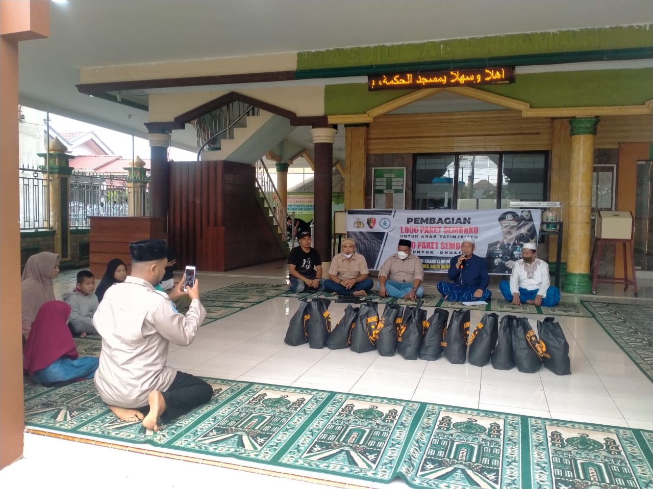 MAPEL Indonesia Salurkan 1200 Paket Sembako dari Bareskrim