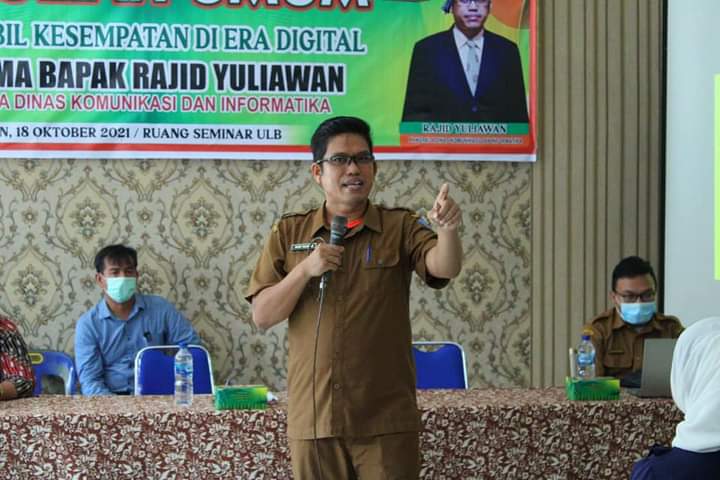 Kadis Kominfo Labuhanbatu Memberikan Kuliah Umum di Fakultas ULB