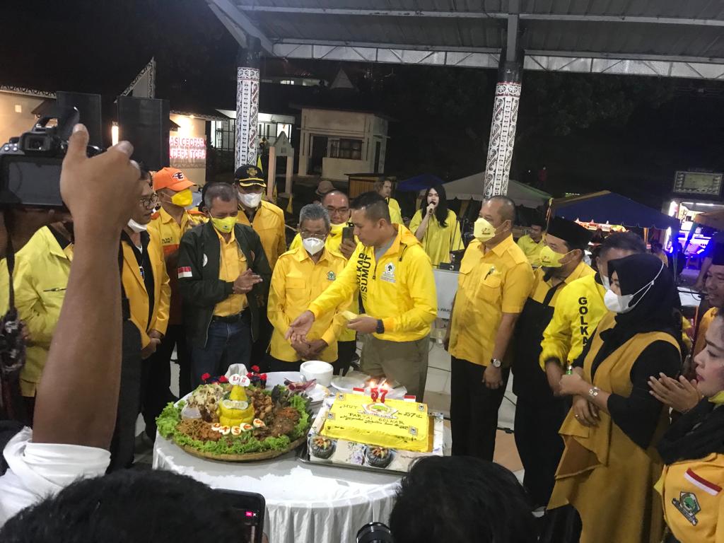 Hut Golkar Ke-57, Ijeck: Seluruh Kader Harus Semakin Kompak dan Dewasa Dalam Berpolitik