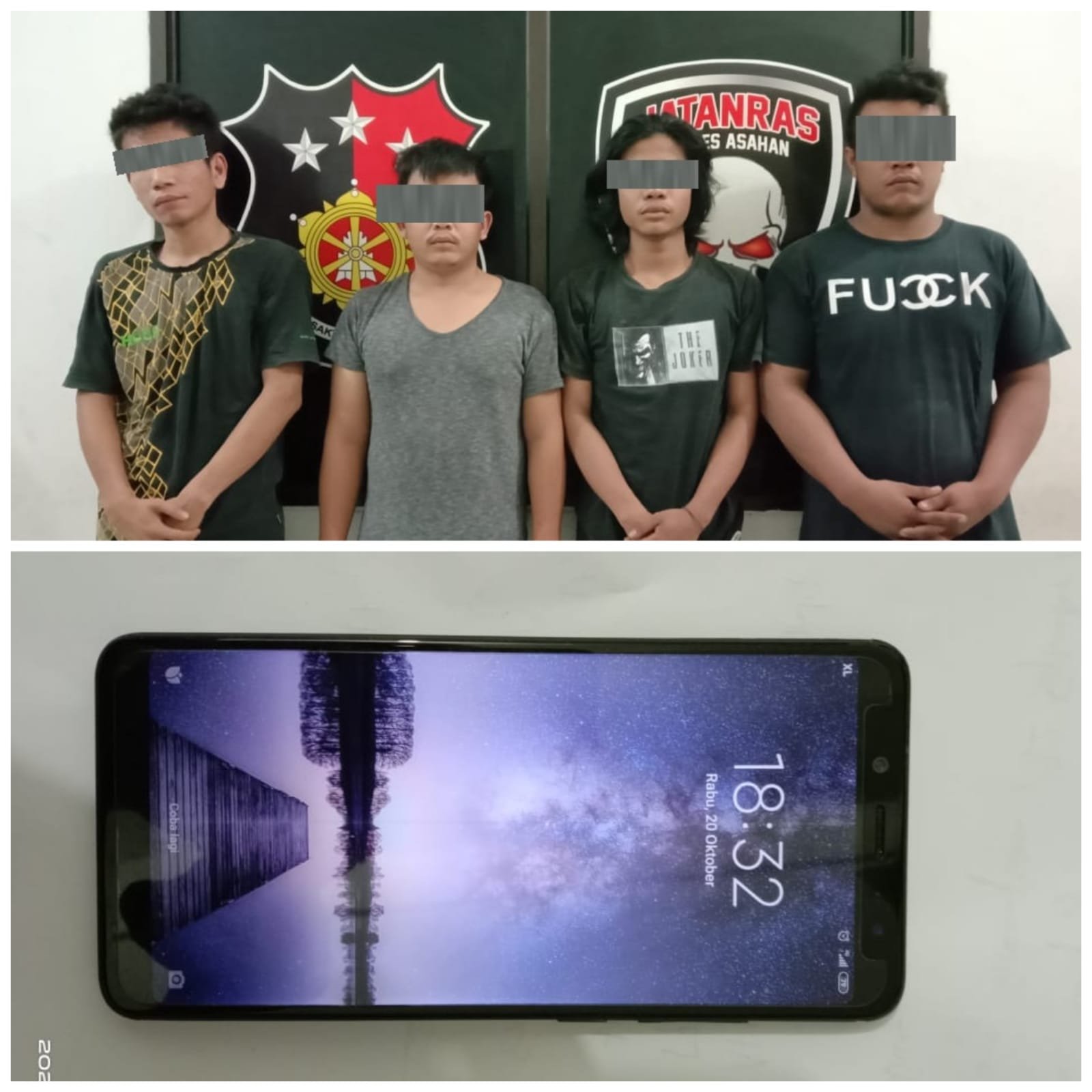 Satreskrim Polres Asahan Ringkus Empat Pelaku Curas
