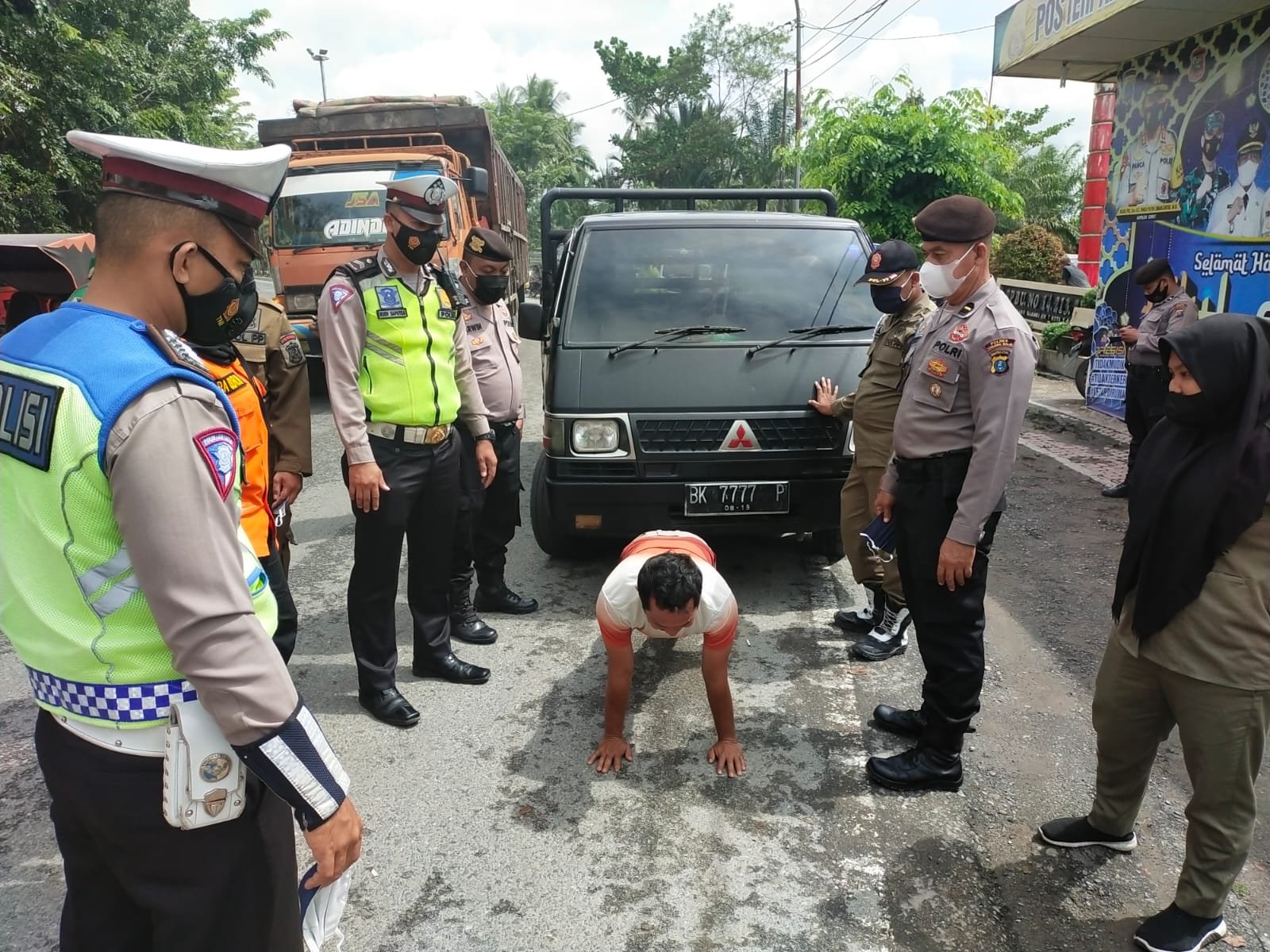 4 Lokasi Di Wilkum Polres Tanjung Balai Ditarget Pemko Tanjung Balai dan TNI-Polri Menggelar Ops Yustisi