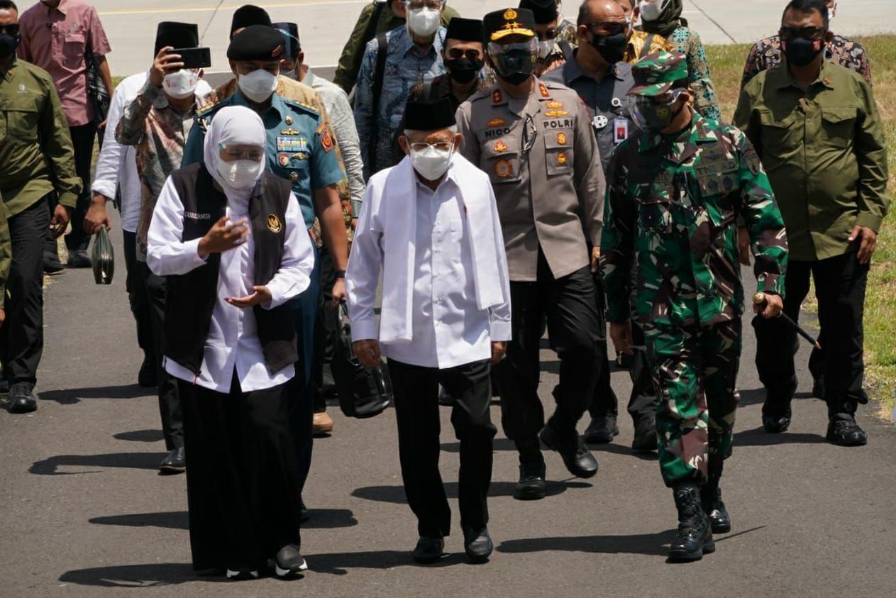 Forkopimda Dampingi Kunjungan Wakil Presiden RI di Jatim