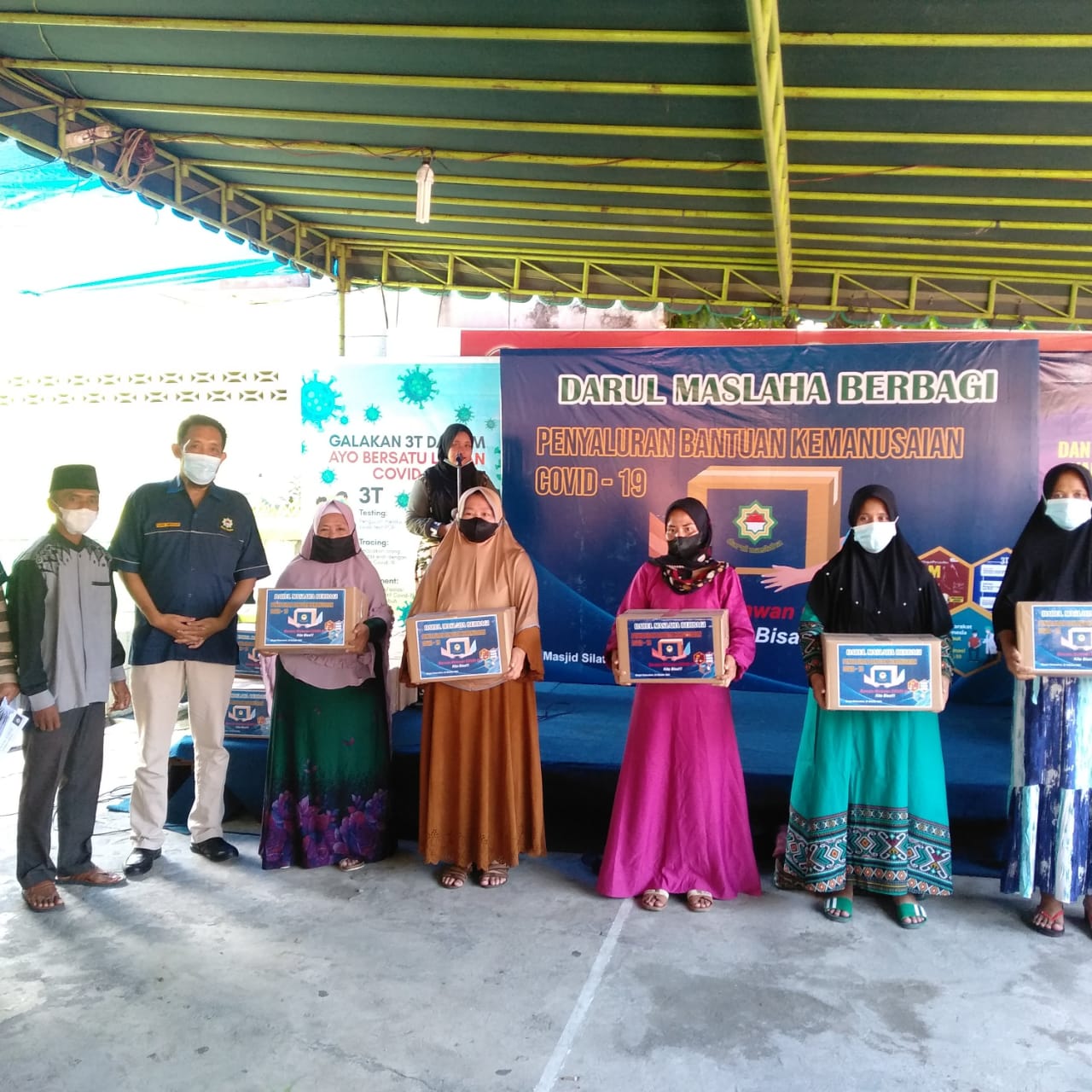 Majelis Darul Maslaha Salurkan 150 Paket Sembako Kepada Masyarakat Terdampak Covid-19