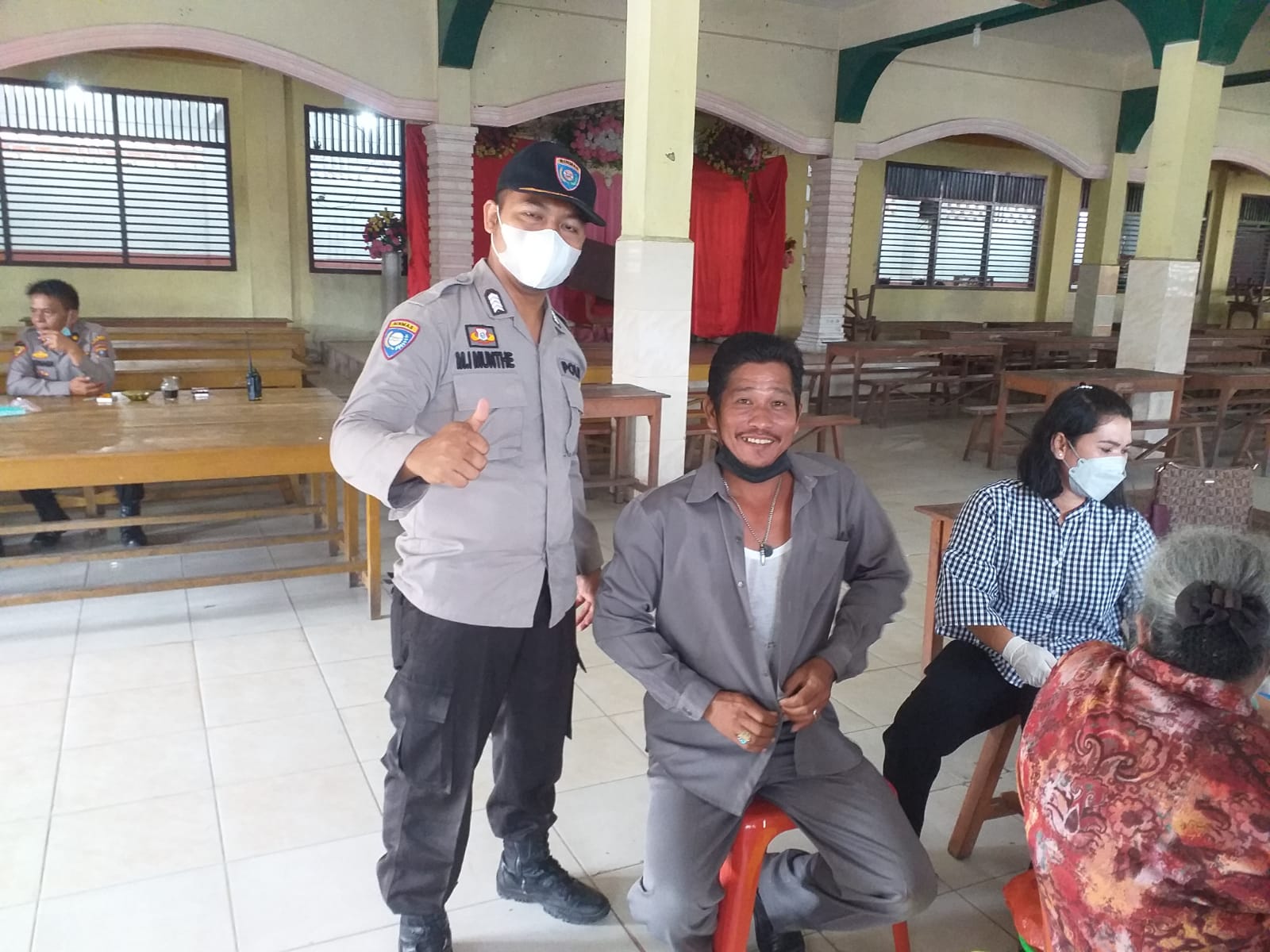 Hari Pertama Vaksinasi dan Bhakti Sosial Pengabdian 31 Thn AKABRI 1990 di Kota Tanjung Balai