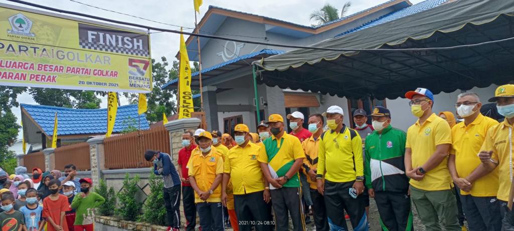 DPD Partai Golkar Deli Serdang Gelar Jalan Santai dan Santuni Anak Yatim