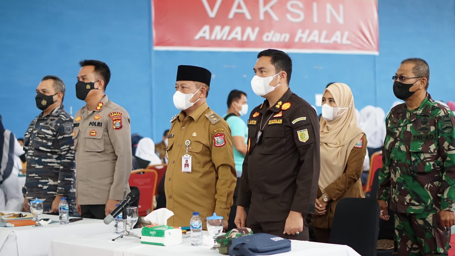 Plt Wali Kota - Forkopimda Mengikuti Zoom Meeting Peringatan 31 Tahun Pengabdian Alumni Akabri 1990 