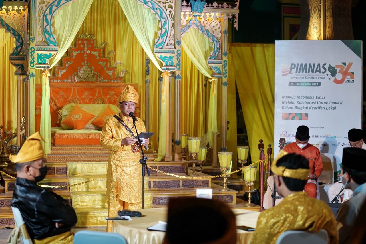 Malam Ramah Tamah PIMNAS USU: Akrab dalam Balutan Kemilau Adat Melayu