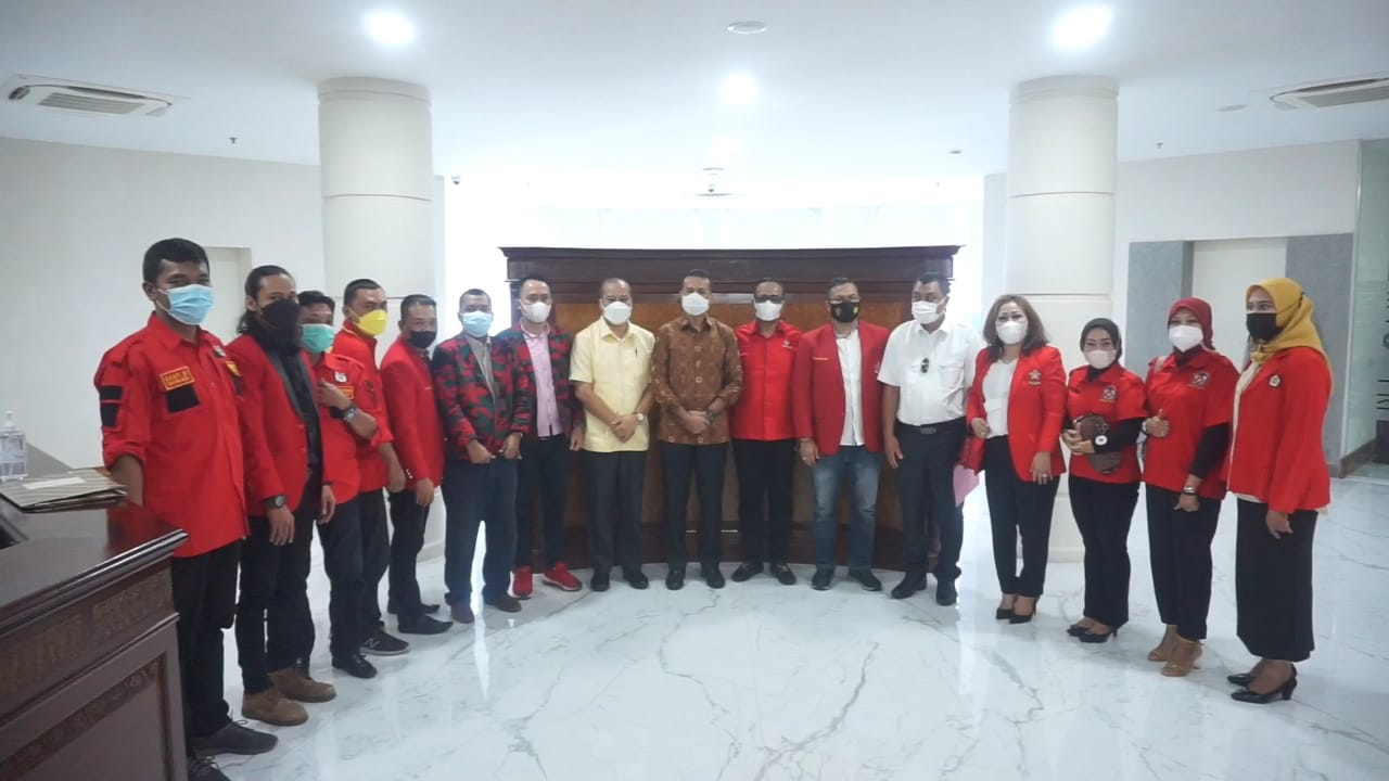 Jelang Pelantikan, Ketua DPD Golkar Ijeck Terima Audensi Depidar Soksi Sumut