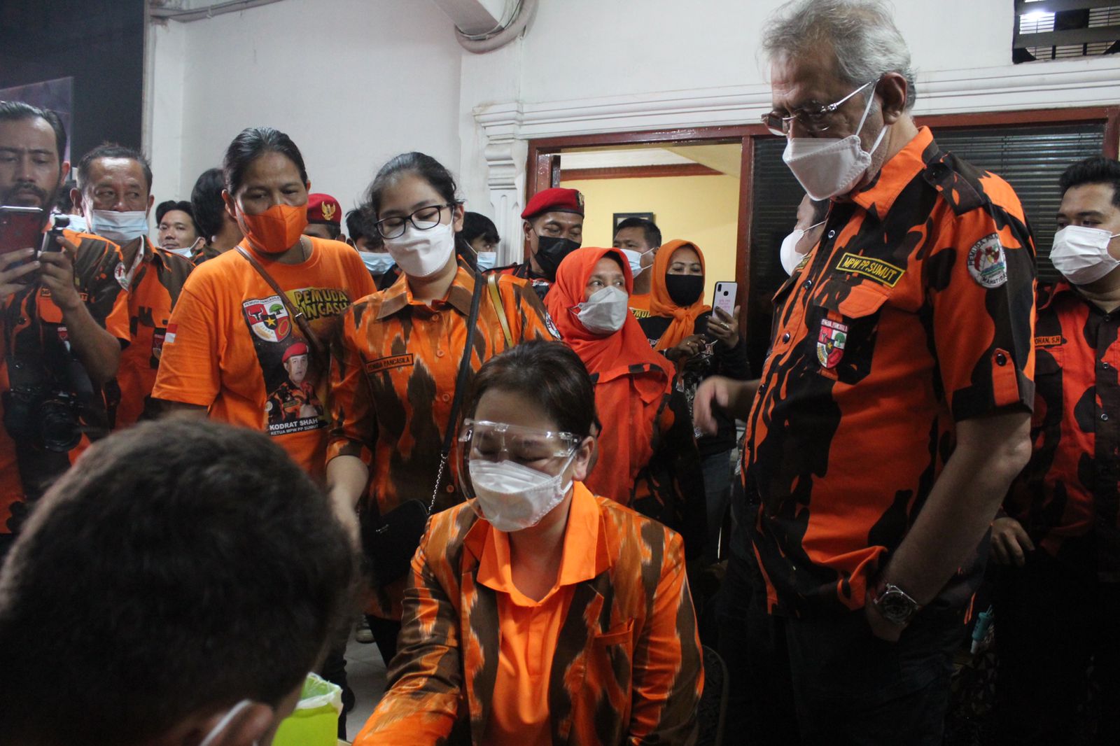 Donor Darah dan Pembagian Bansos Agenda PP Sumut Dalam Rangka HUT ke-62