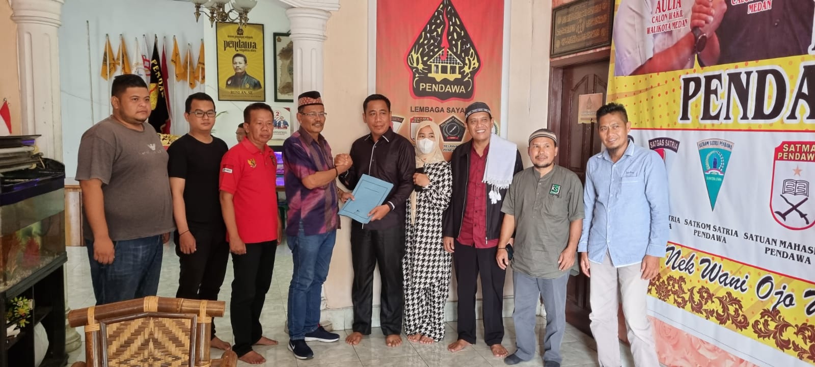 Ketum DPW PENDAWA Sumut Berikan Mandat DPC PENDAWA Kota Tebing Tinggi