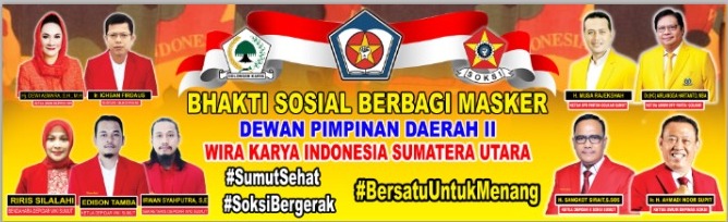 Jelang Pelantikan Besok,Â  Depidar II Soksi - WKI Sumut Berbagi Jumat Barokah