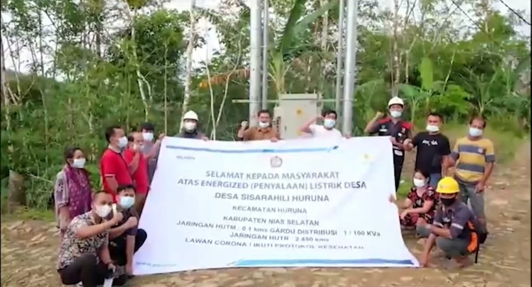 Pada HLN ke 76 PLN UIW Sumut Alirkan Listrik ke 1.103 Kepala Keluarga
