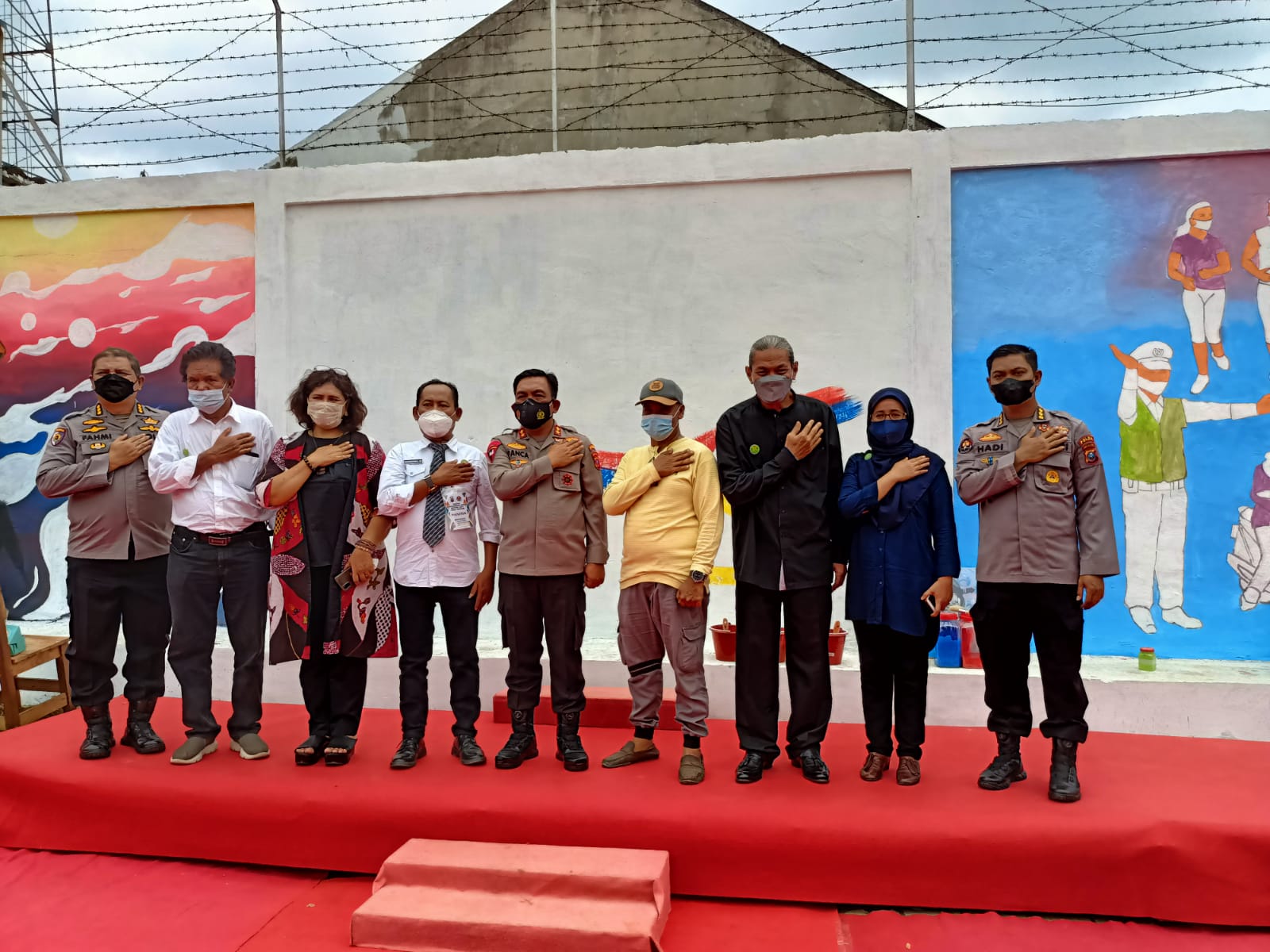 Dukung Karya Anak Bangsa, Polda Sumut Gelar Bhayangkara Mural Festival Mural 2021
