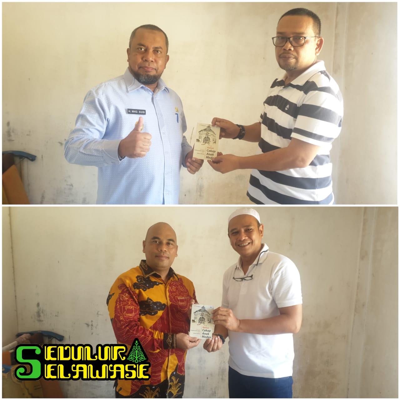 Diserahkan Sedulur Selawase  Buku Choking Diapresiasi Sekda Labura dan Ketua FPG DPRD Labura