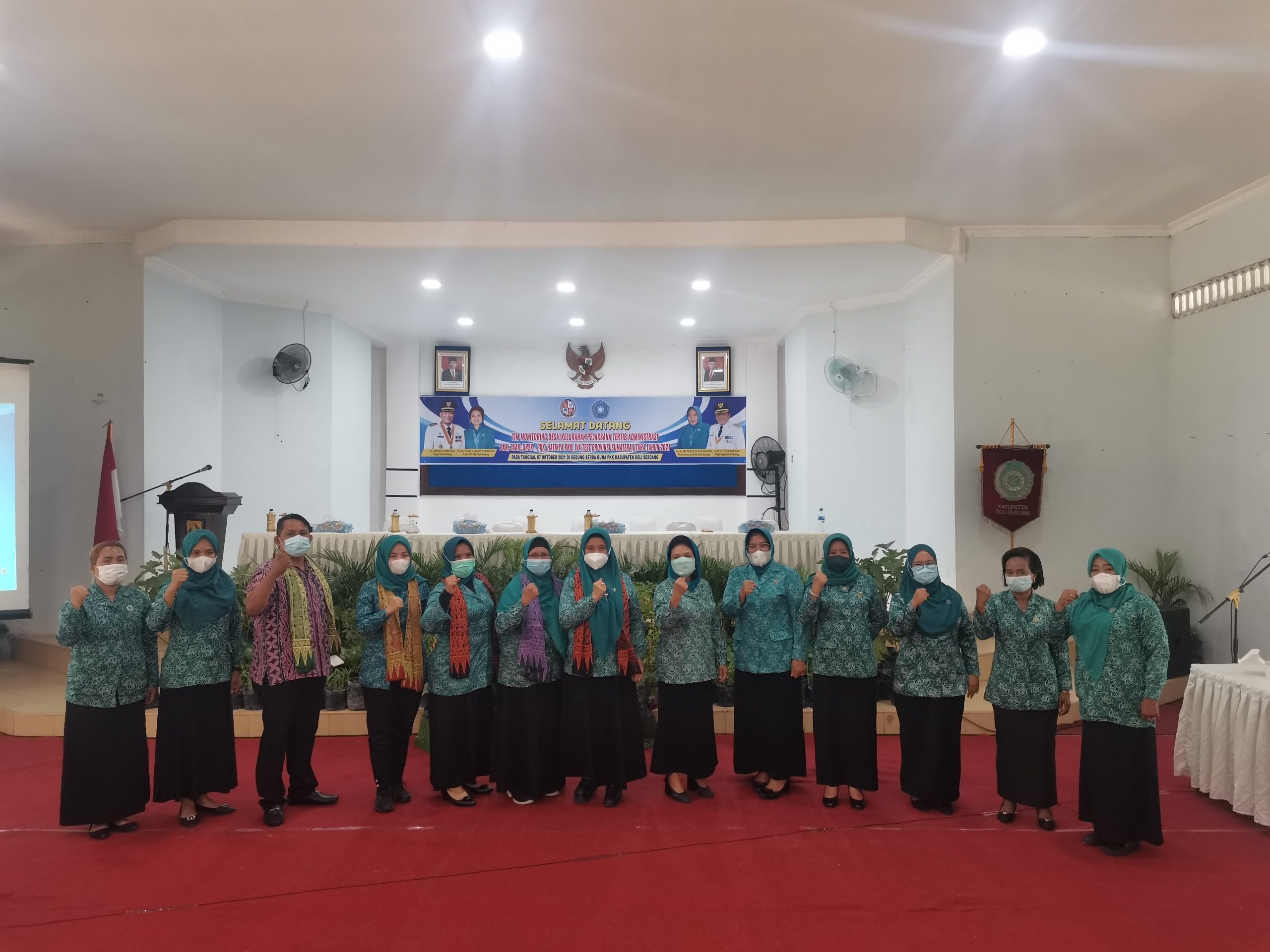 Tim Monitoring TP PKK Sumut Kunjungi Deli Serdang