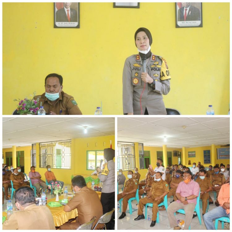 Kapolres Padangsidimpuan Pimpin Rakordis Percepatan Vaksinasi di Kota Padangsidimpuan