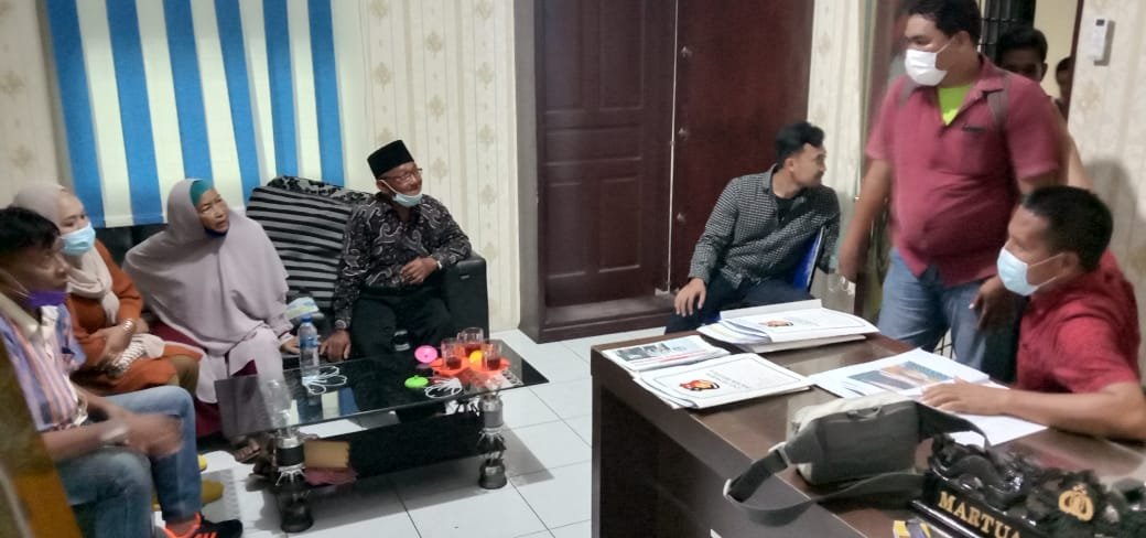 Kinerja Polsek Delitua Diapresisasi Keluarga Korban Pembunuhan Guru SD