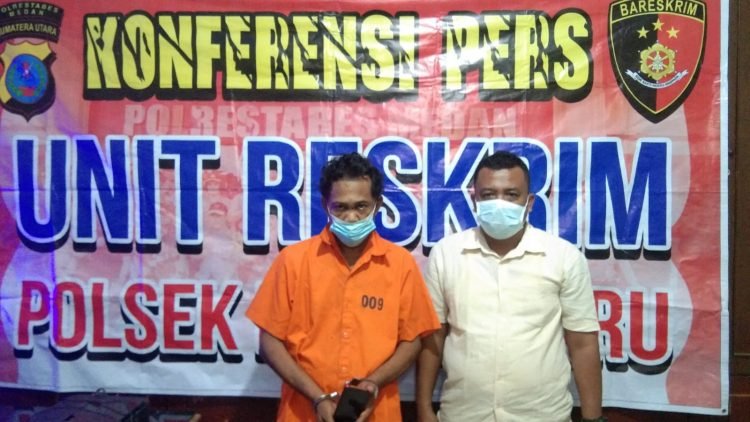 Polsek Medan Baru Ringkus Pencuri HP di Warung