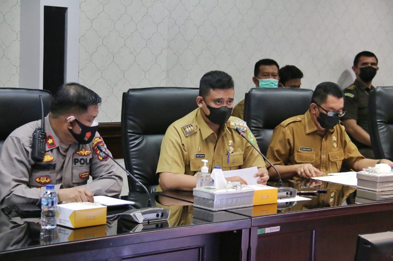 Bobby : Tim Lebih Aktif Tekan Pungli di Medan, Pimpin Rapat Koordinasi Bersama Tim Saber Pungli