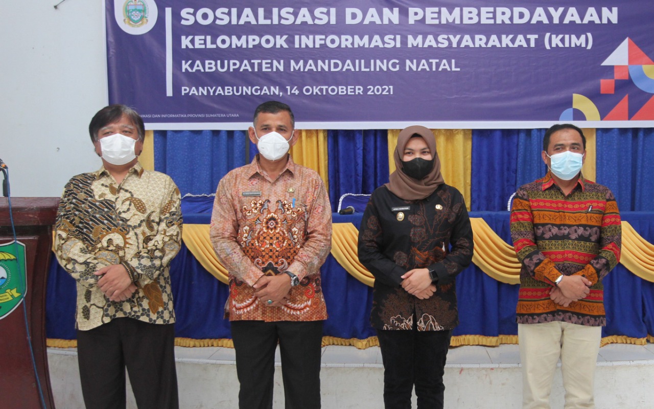 Gelar Sosialisasi KIM di Madina, Plt Kadis Kominfo Abdul Aziz : KIM Sejalan dengan visi dan misi Pemprovsu