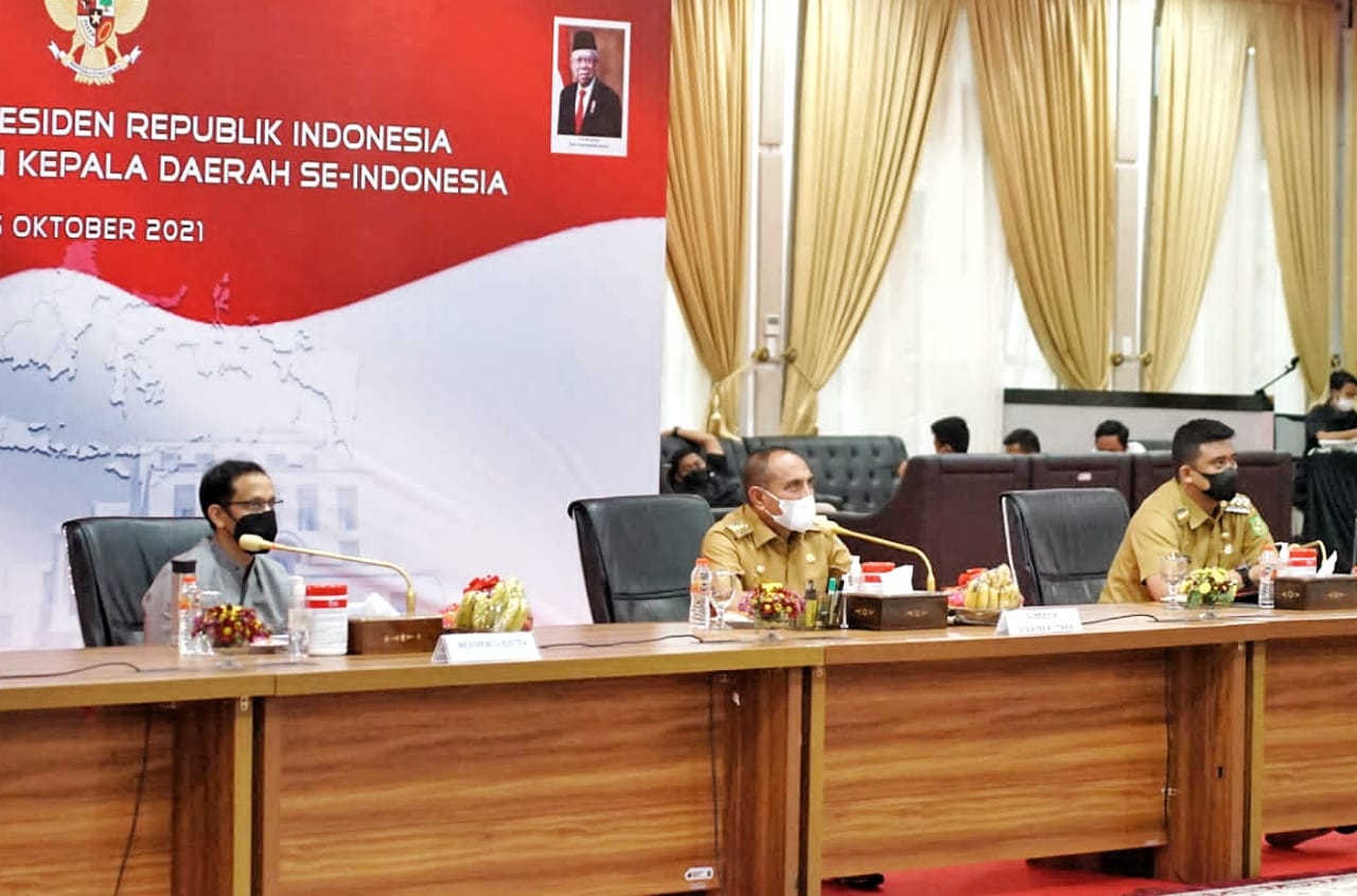 Dihadapan Mendikbud Ristek, Wali Kota Medan Paparkan Capaian Vaksinasi Bagi Pelajar Guru