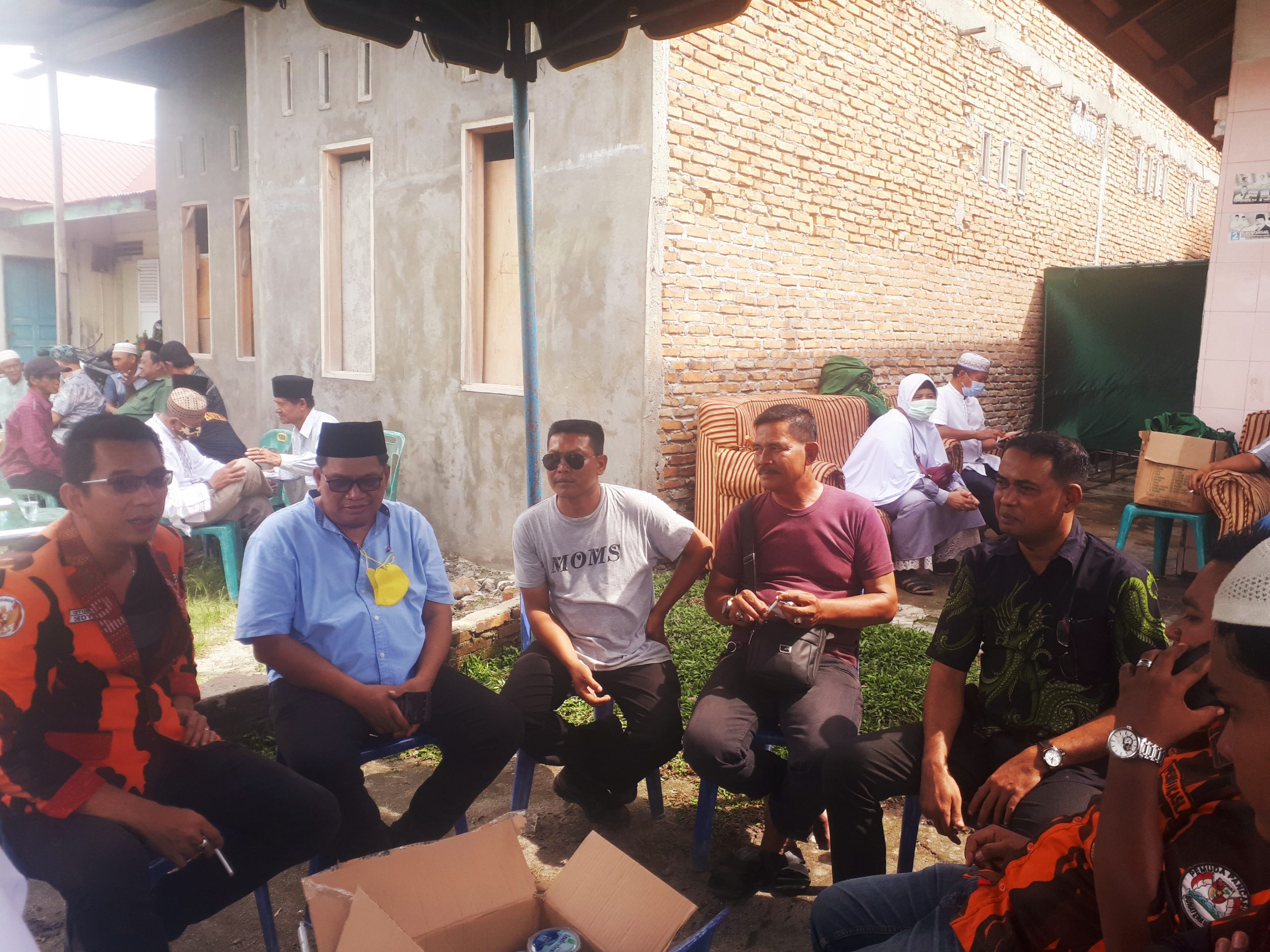Ketua MPC PP Deli Serdang Dedi Melayat ke Rumah Duka Abang Ipar Anto Genk