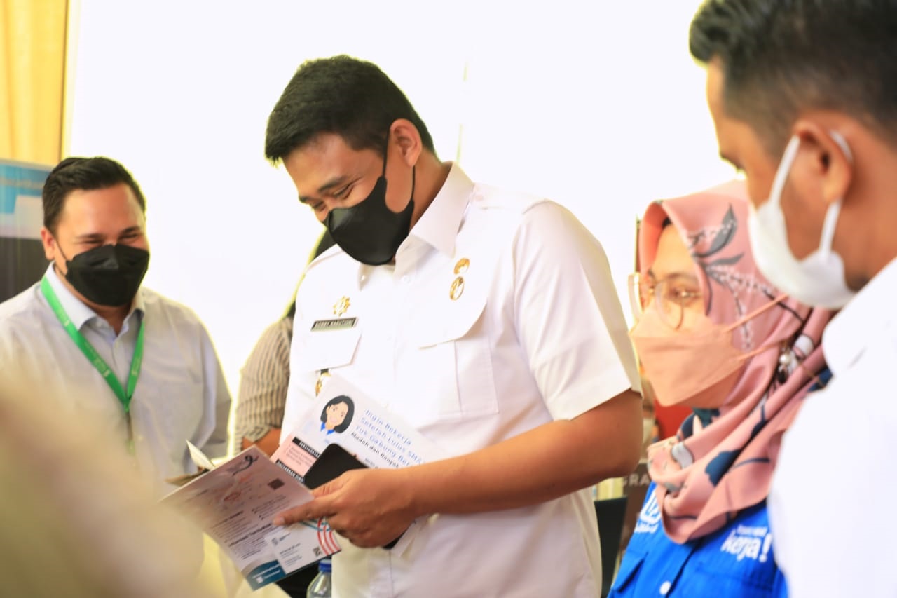 Buka Virtual Job Fair, Bobby Nasution Jadi Pemicu Pencari Kerja di Tengah Pandemi Covid-19