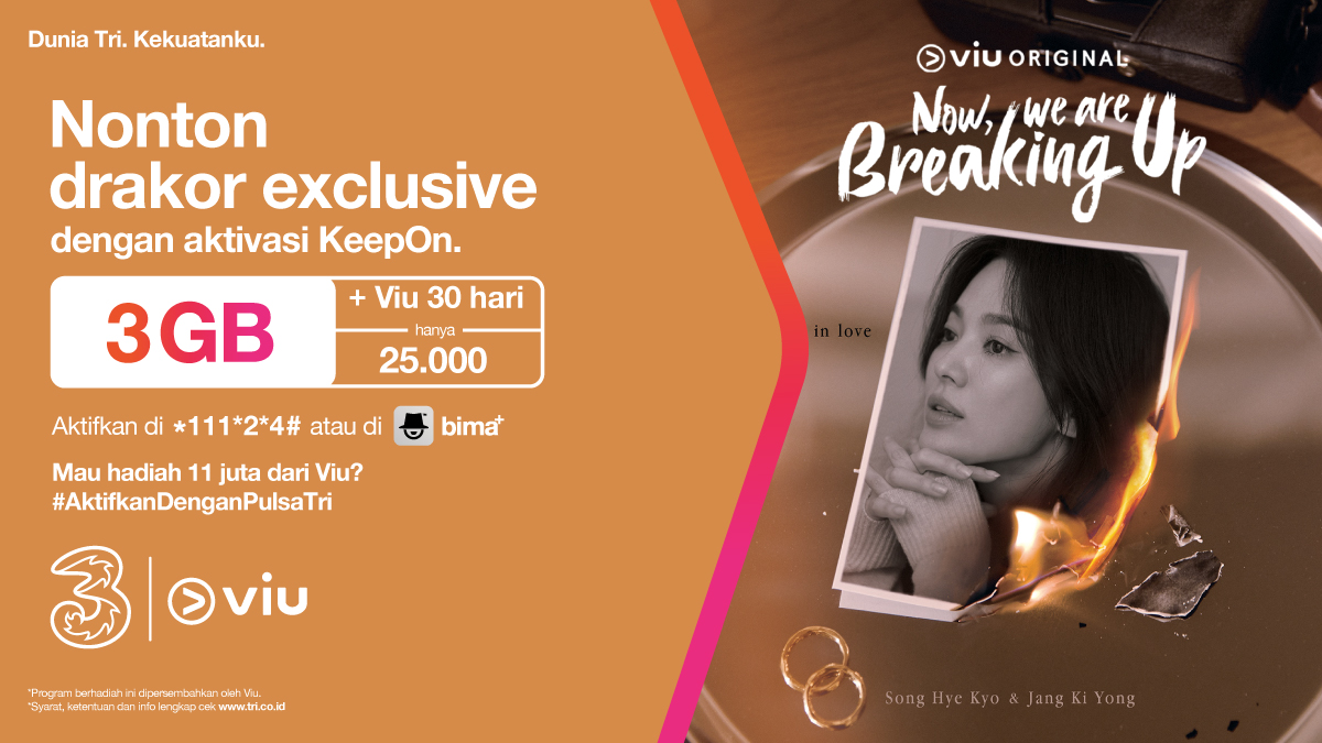 Nonton Drama Korea â€˜Now, We Are Breaking Upâ€™ Sepuasnya Pakai Paket KeepOn Viu dari Tri Indonesia