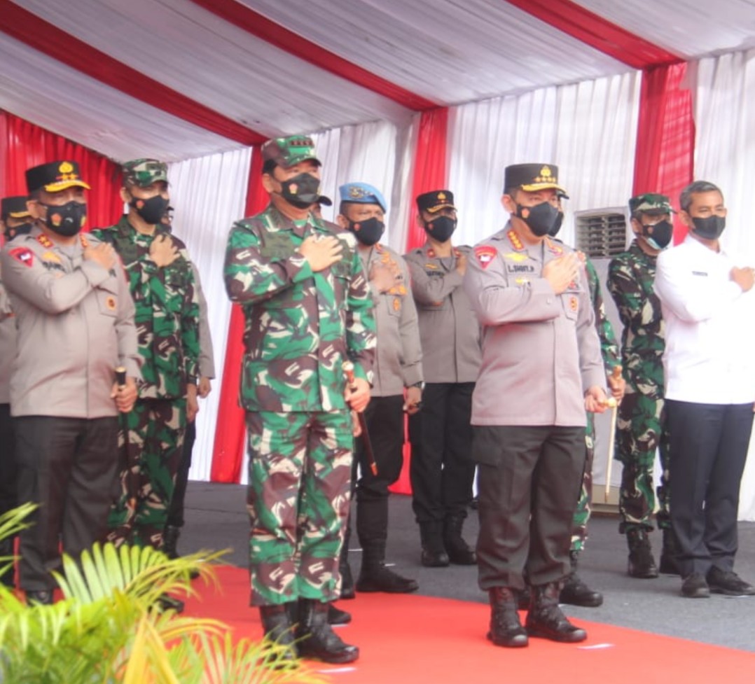 Kapolri dan Panglima TNI Tegaskan Nataru di Sumut Tidak Menimbulkan Varian Baru Covid-19