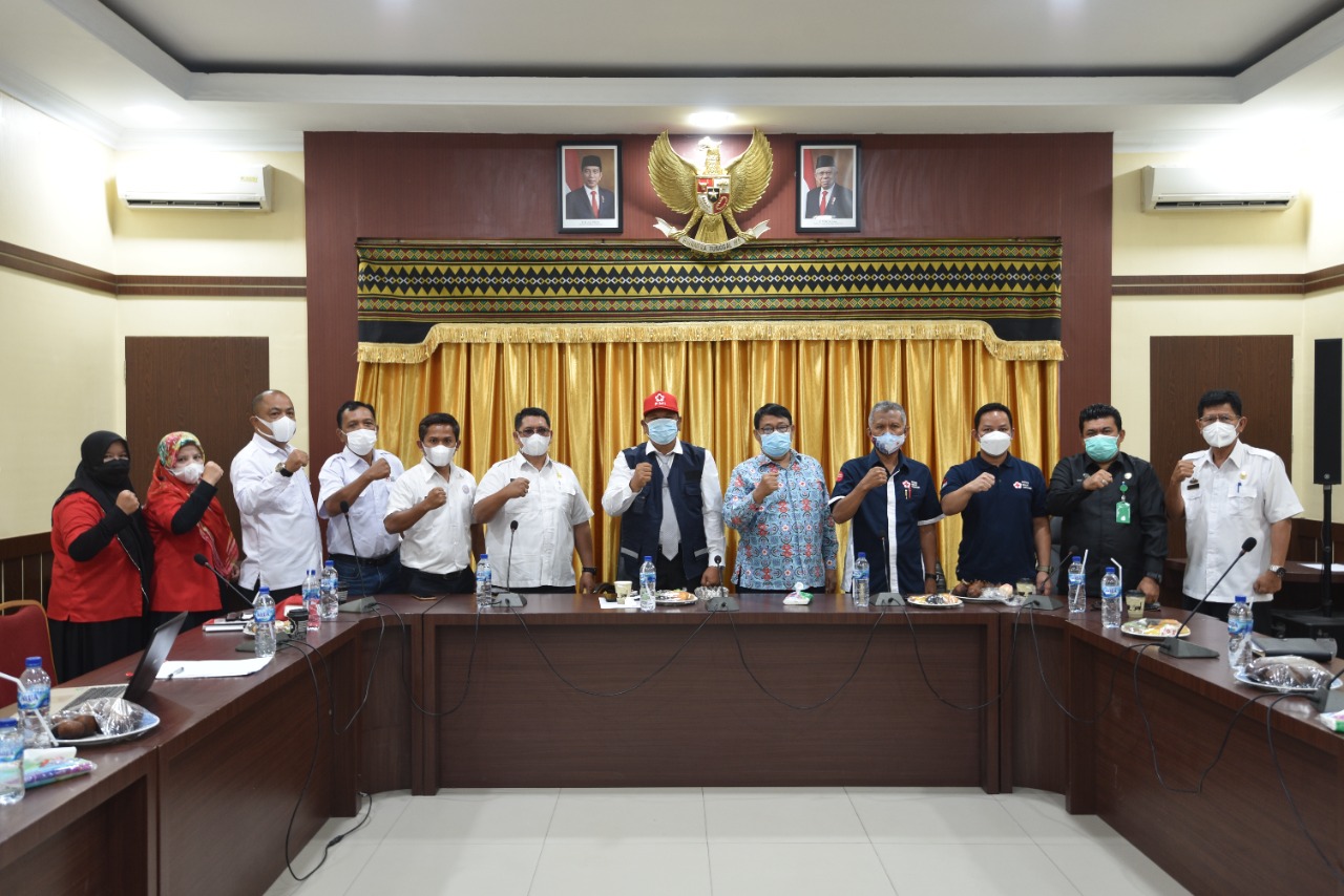 Lusa Walikota Irsan Efendi Nasution Dilantik Sebagai Ketua PMI PSP, Ini Daftar Pengurusnya