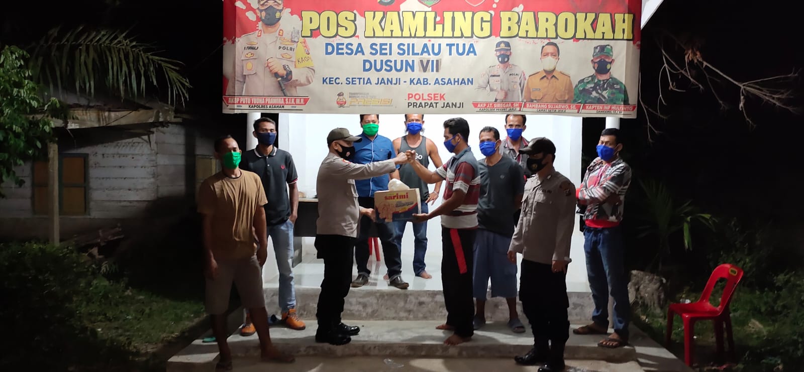 Poskamling Barokah Polres Asahan Efektif Berikan Rasa Aman Warga