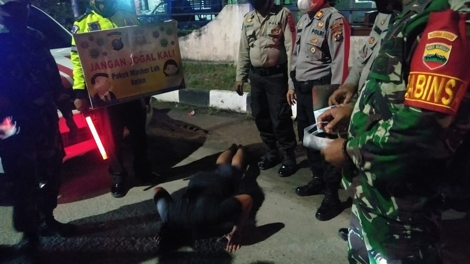 Polres Tanjung Balai Bersama Kodim 0208/Asahan dan Pemko Tanjung Balai Patroli Skala Besar Ops Yustisi