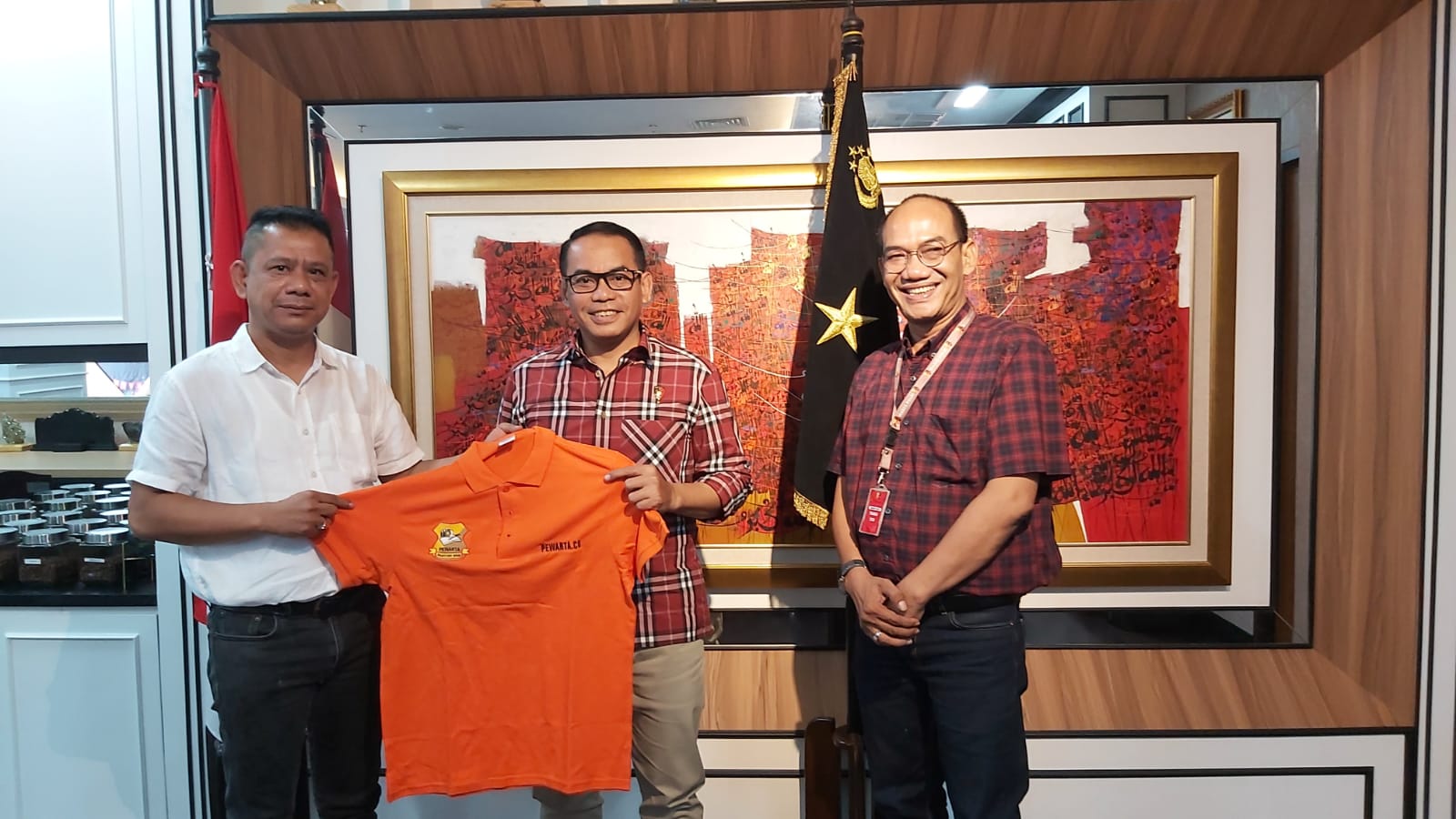 Ketua Pewarta Kunjungi Brigjen Pol. Andi Rian, Semoga Pewarta ke Depan Semakin Berkibar