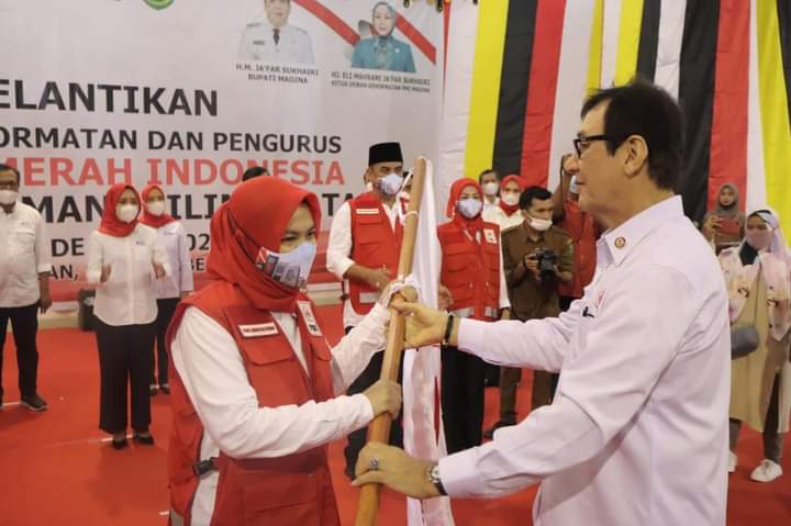 Atika azmi utammi nasution Ketua PMI Kabupaten Mandailing Natal,Ini Pesan Ketua PMI Sumut