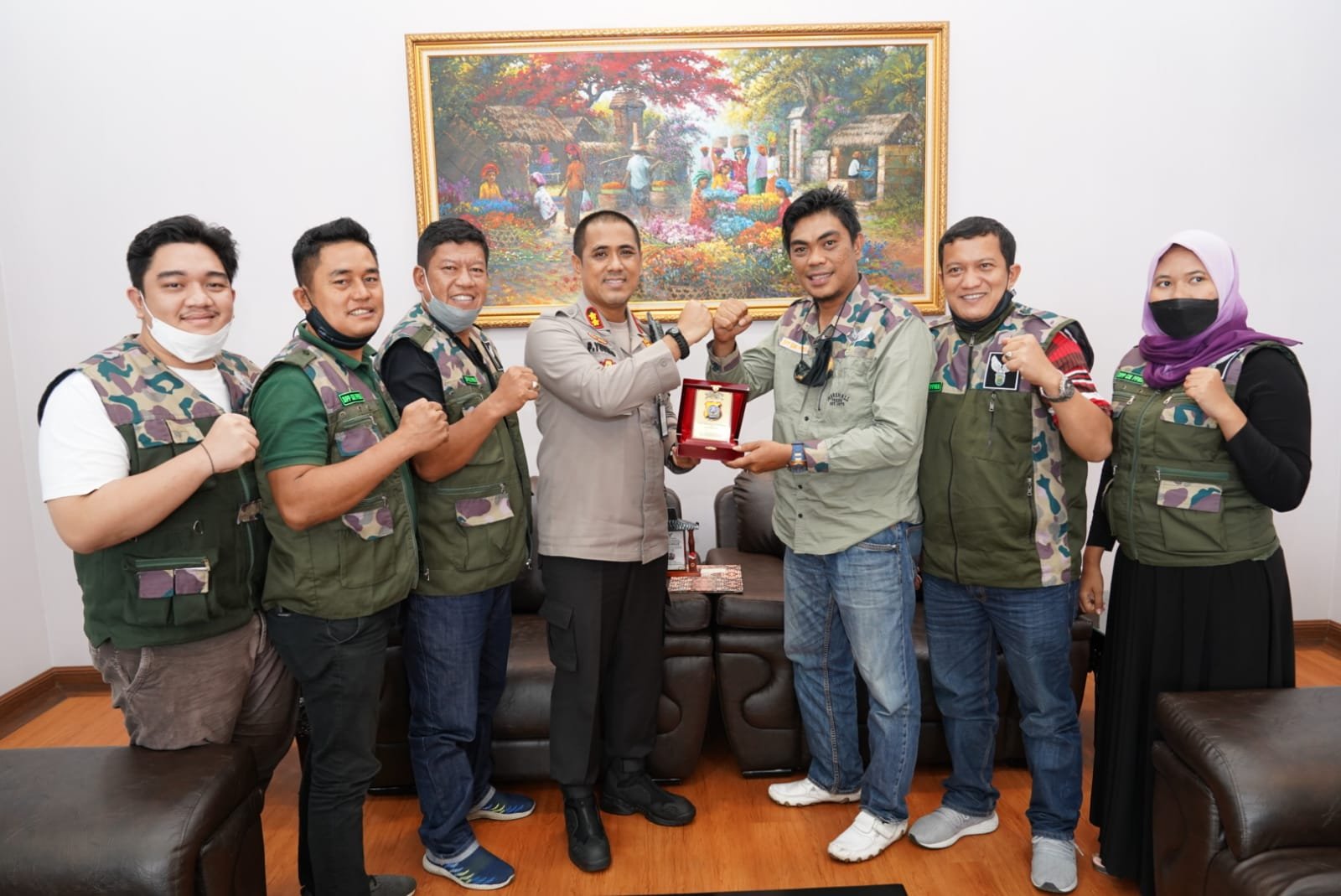 Melalui Progran PRM, Polres Asahan Bersama DPP GM PPMA Berkomitmen Komitmen Kamtibmas Kondusif