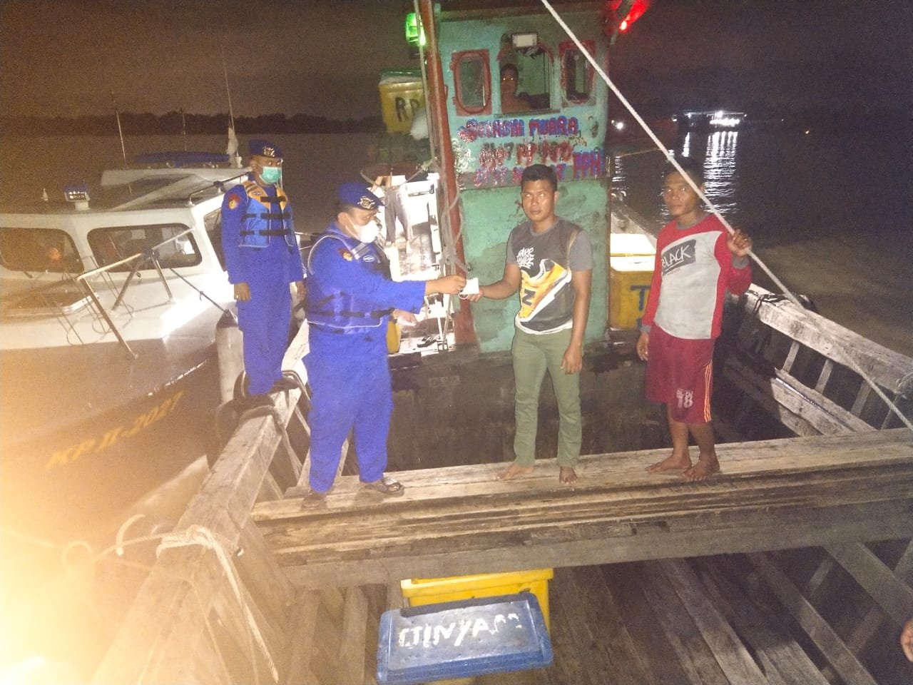 Selama 1 x 12 Jam, Kapal Patroli KP. II- 2027 Sat Pol Airud Polres Kejar Kapal yang Dicurigai