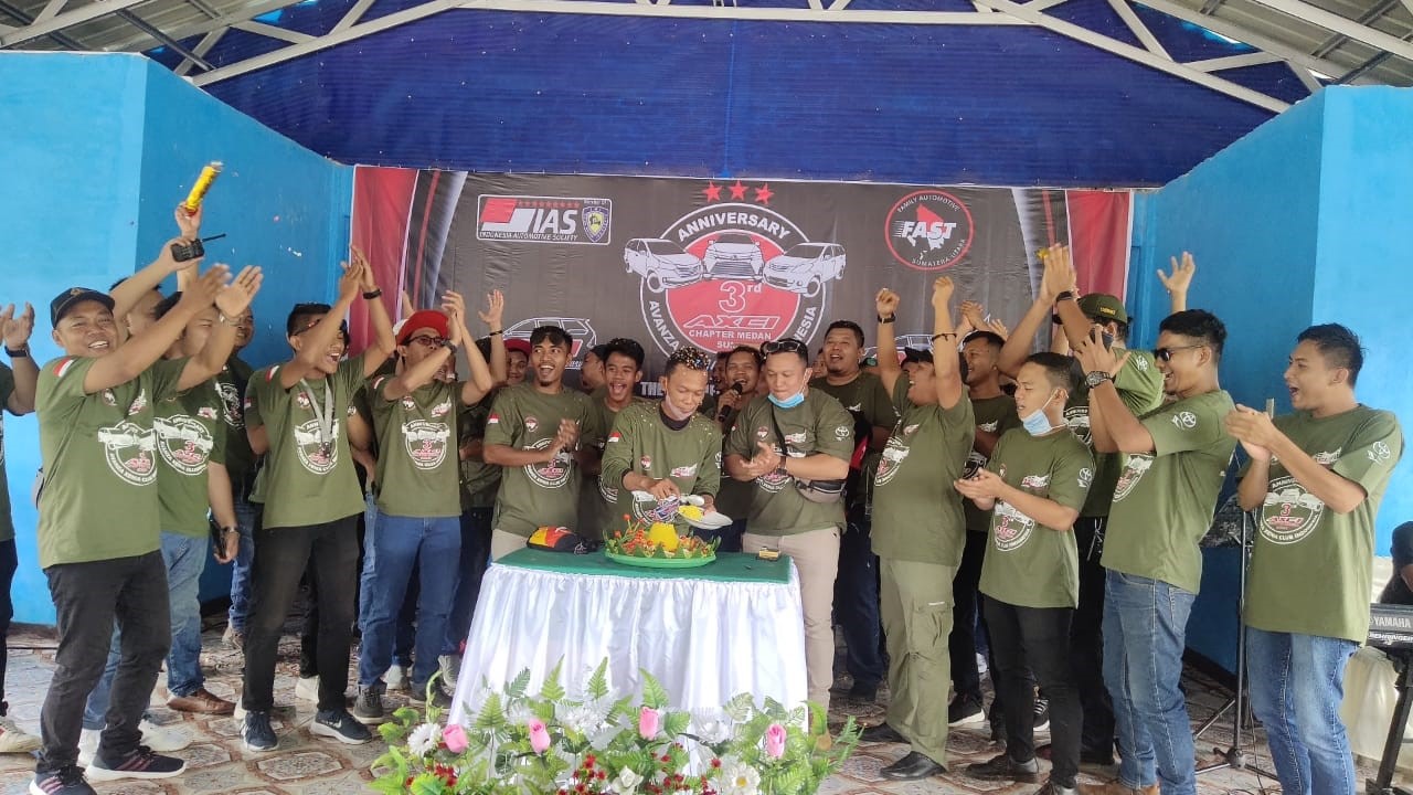 AXCI Chapter  Medan Rayakan Anniversary ke 3  di Deliserdang