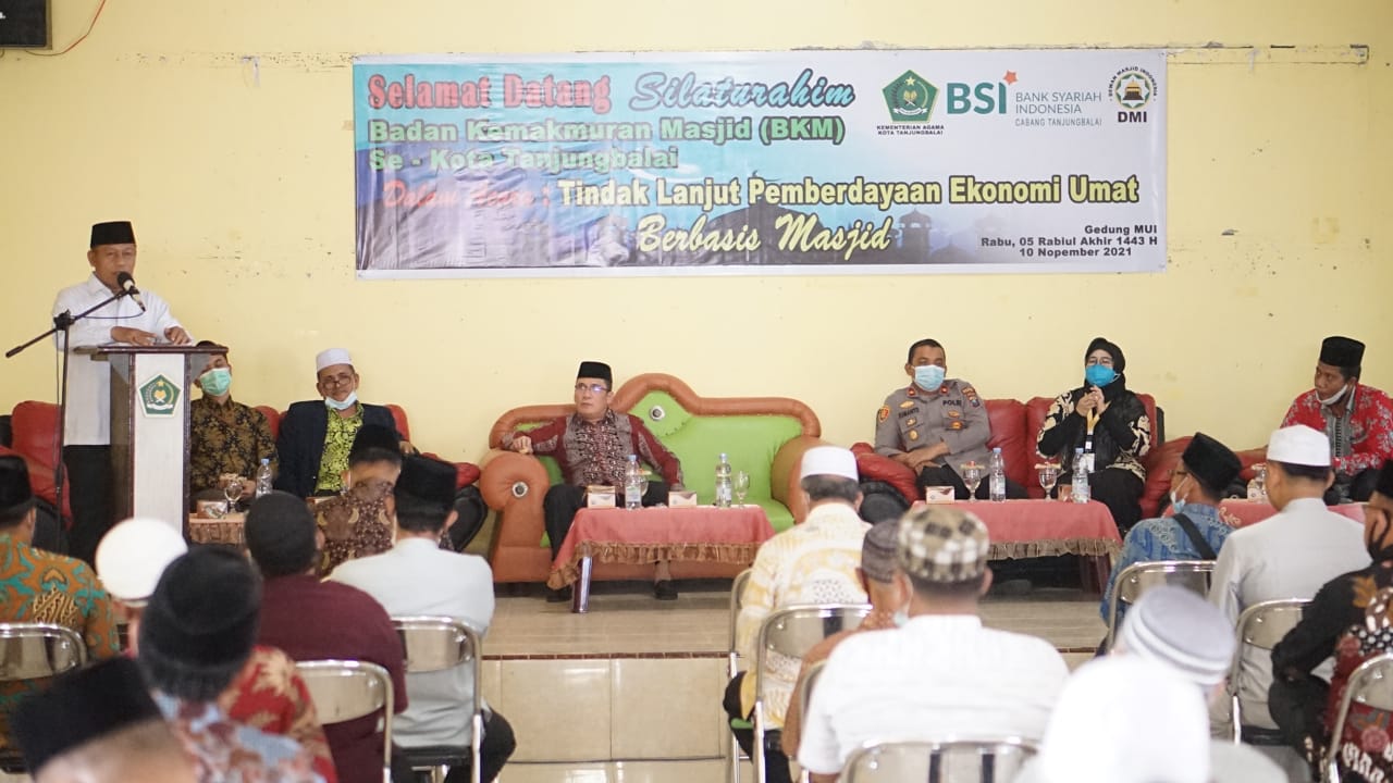Waris Thalib Mengajak Peran Serta BKM Se Kota Tanjungbalai Dalam Memberdayakan Ekonomi Umat Berbasis Masjid
