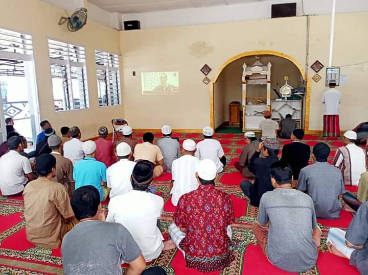 Puluhan Warga Binaan Lapas Kelas IIB Padangsidimpuan Kanwil Kemenkumham Sumut Antusias Ikuti Pembelajaran Iqroâ€™ dan Ceramah Virtual
