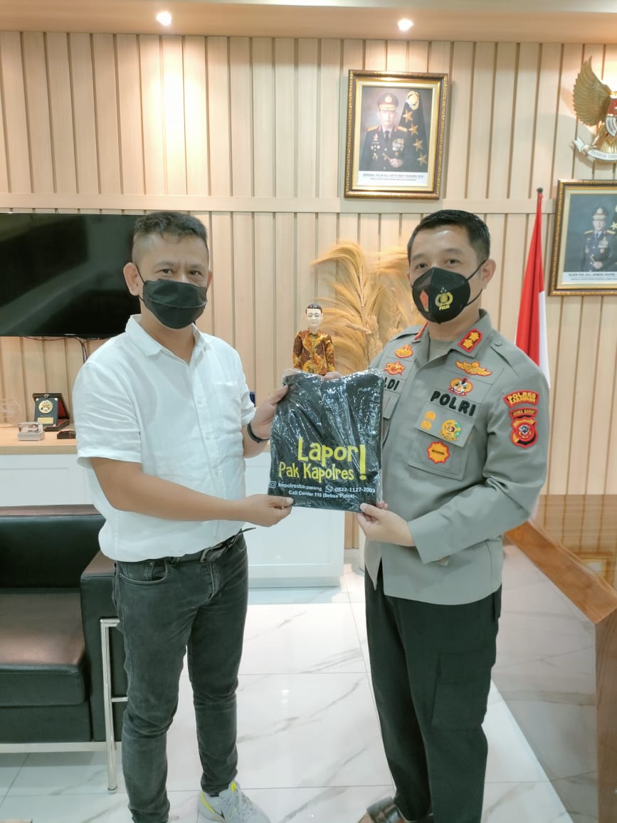 Ketua Pewarta Dukung Program Aplikasi Lapor Pak Kapolres dan Surat Cinta Kapolres Karawang