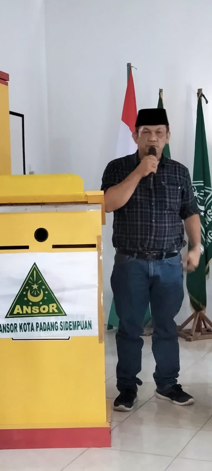 Diklatsar Banser PC GP Ansor Sidimpuan,Gus Amri Berikan Semangat Dan Motivasi